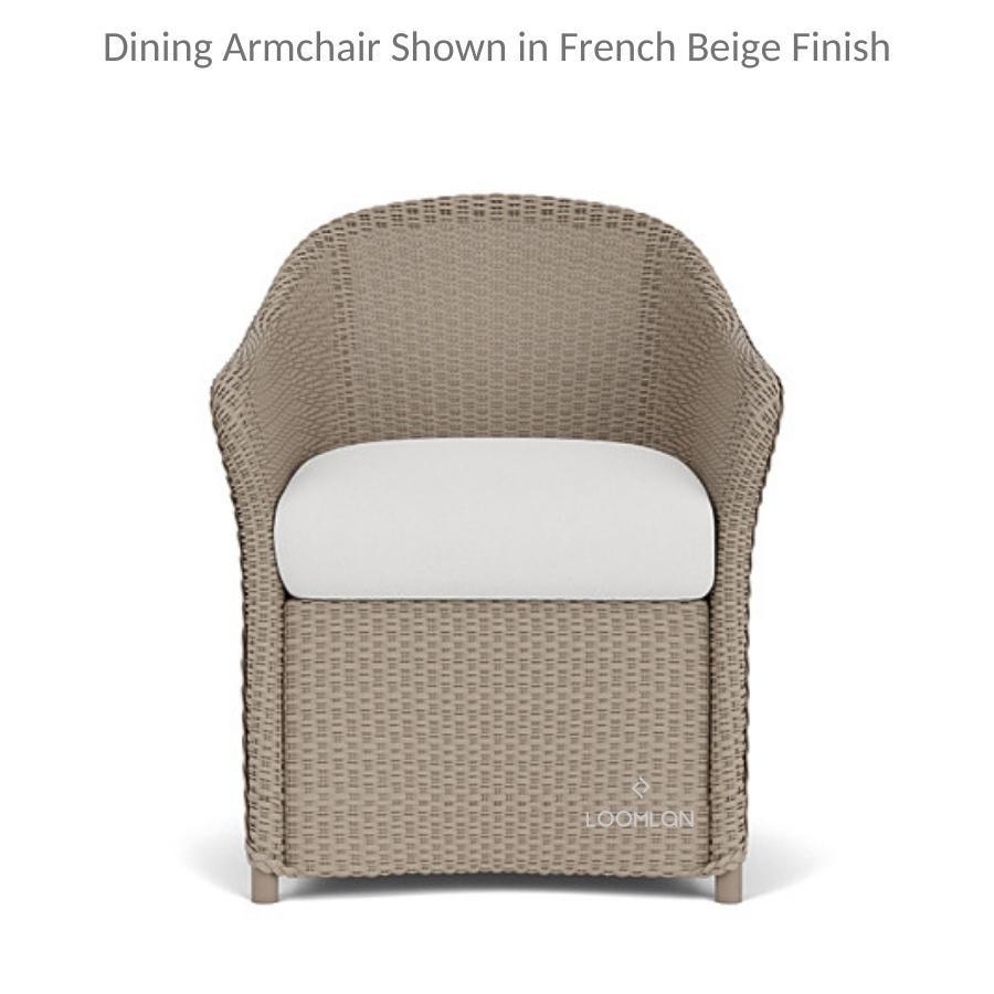 LOOMLAN Outdoor - Weekend Retreat Dining Chair All Weather Wicker Lloyd Flanders - Outdoor Dining Chairs