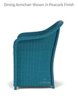 LOOMLAN Outdoor - Weekend Retreat Dining Chair All Weather Wicker Lloyd Flanders - Outdoor Dining Chairs