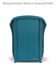 LOOMLAN Outdoor - Weekend Retreat Dining Chair All Weather Wicker Lloyd Flanders - Outdoor Dining Chairs