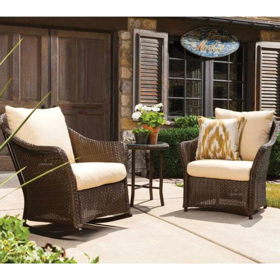 LOOMLAN Outdoor - Weekend Retreat Lounge Chair All Weather Wicker Lloyd Flanders - Outdoor Lounge Chairs