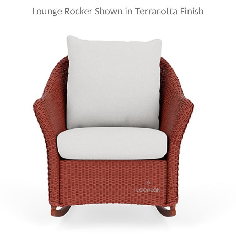 LOOMLAN Outdoor - Weekend Retreat Lounge Chair All Weather Wicker Lloyd Flanders - Outdoor Lounge Chairs