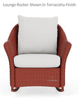 LOOMLAN Outdoor - Weekend Retreat Lounge Chair All Weather Wicker Lloyd Flanders - Outdoor Lounge Chairs