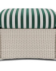 LOOMLAN Outdoor - Weekend Retreat Ottoman All Weather Wicker Lloyd Flanders - Outdoor Ottomans