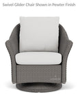 LOOMLAN Outdoor - Weekend Retreat Outdoor Swivel Glider Lounge Chair Lloyd Flanders - Outdoor Lounge Chairs