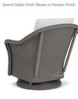 LOOMLAN Outdoor - Weekend Retreat Outdoor Swivel Glider Lounge Chair Lloyd Flanders - Outdoor Lounge Chairs