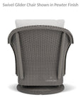 LOOMLAN Outdoor - Weekend Retreat Outdoor Swivel Glider Lounge Chair Lloyd Flanders - Outdoor Lounge Chairs