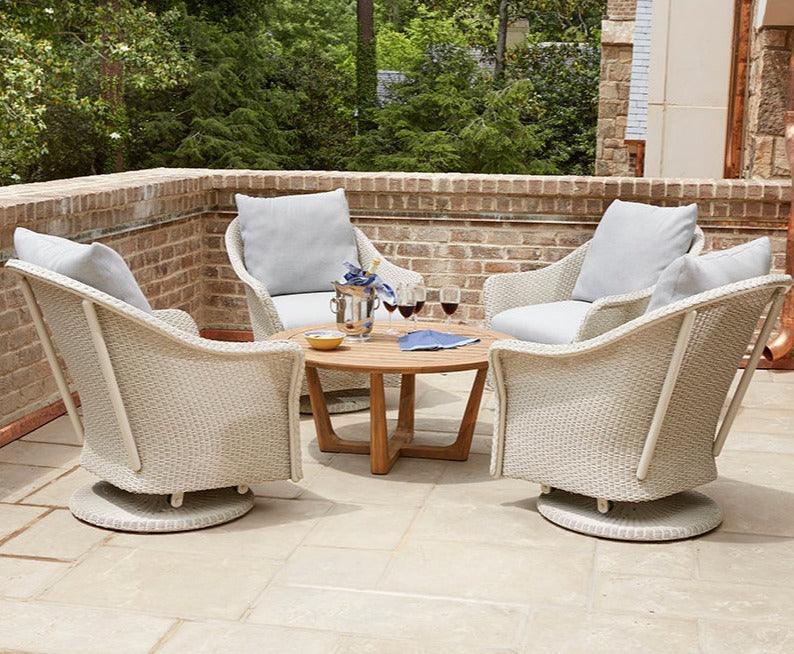 LOOMLAN Outdoor - Weekend Retreat Outdoor Swivel Glider Lounge Chair Lloyd Flanders - Outdoor Lounge Chairs