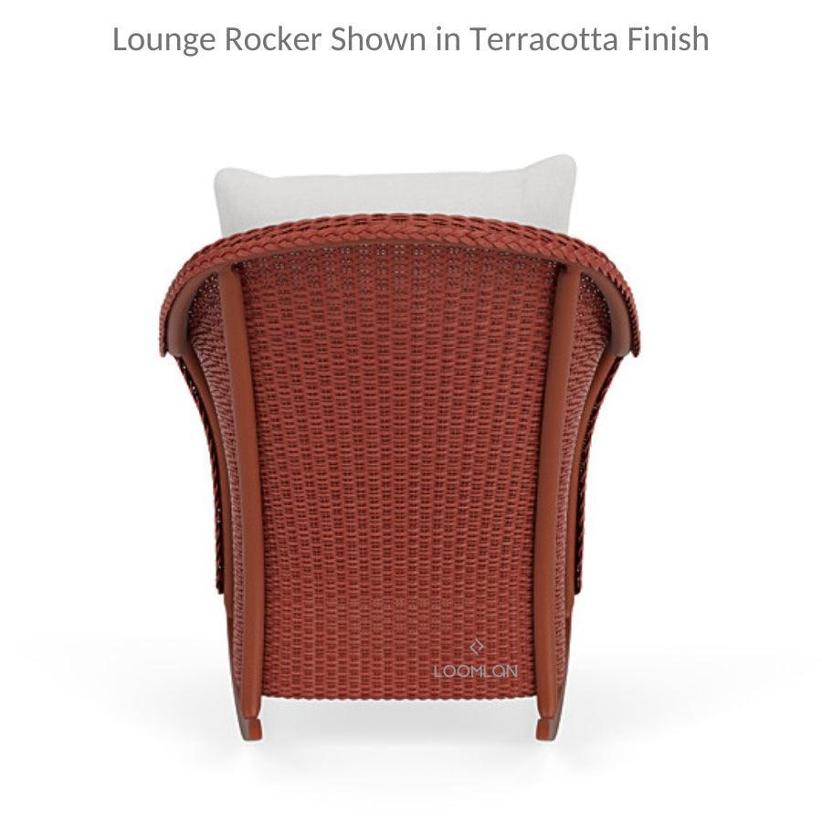 LOOMLAN Outdoor - Weekend Retreat Rocker Lounge Chair Set With Table Lloyd Flanders - Outdoor Lounge Sets