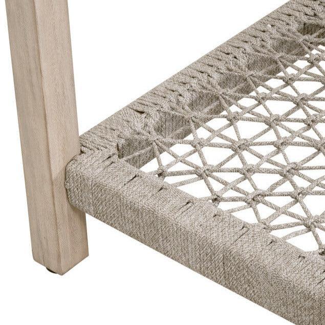 LOOMLAN Outdoor - Wrap Outdoor Side Table With Storage Shelf - Outdoor Side Tables